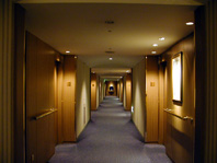 エグゼクティブフロアの客室廊下